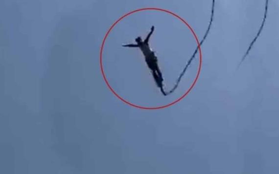 Video: Turista sobrevive tras saltar de bungee y romperse la cuerda