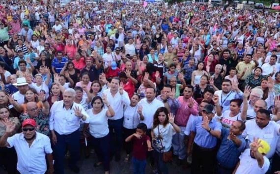 Militantes de Morena realizaron evento donde acudieron más de dos mil personas