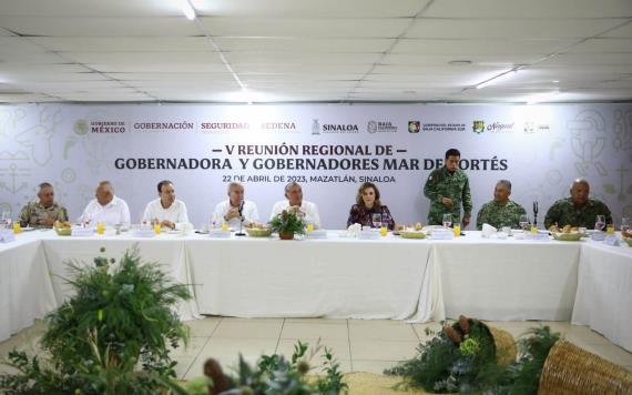 Participa secretario de Gobernación en encuentro con gobernadores de la Alianza Mar de Cortés
