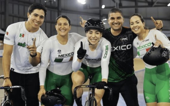Ciclistas mexicanas se llevan el oro en Copa de Naciones