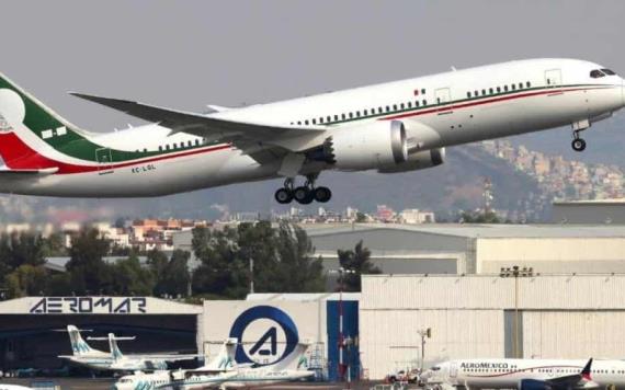 Avión presidencial abandona México y vuela a Tayikistán