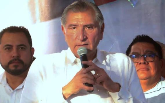 El titular de Gobernación, Adán Augusto López hace alusión a su posible candidatura presidencial en su visita a Baja California
