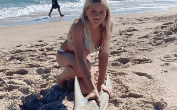 Adolescente peleó contra un tiburón en una playa de Florida