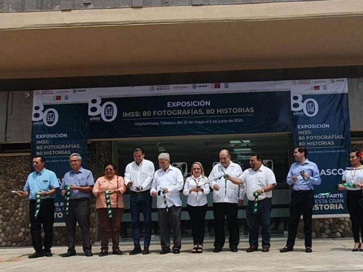 Inaugura IMSS Tabasco exposición fotográfica "IMSS: 80 fotografías, 80 historias" Inaugura IMSS Tabasco exposición fotográfica "IMSS: 80 fotografías, 80 historias"