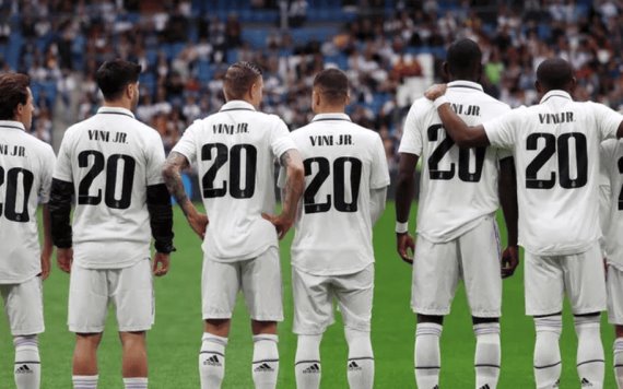Vinicius Jr. recibe apoyo del Real Madrid y el Santiago Bernabéu: Somos todos, basta ya