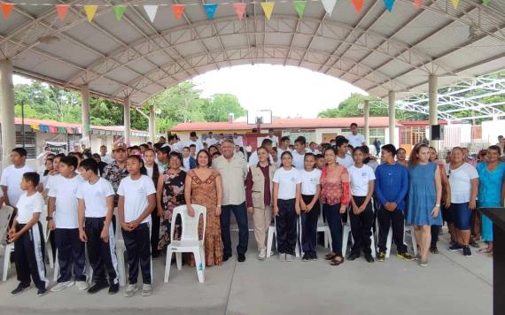 Realizan Feria Jugando y Aprendiendo 2023 en escuela de Comalcalco