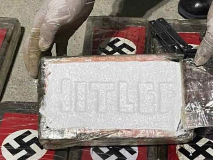 Perú incauta 58 kilos de cocaína destinada a Bélgica con símbolos nazis Perú incauta 58 kilos de cocaína destinada a Bélgica con símbolos nazis