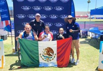 Lanzadora tabasqueña logró oro en el evento internacional Desert Challenge