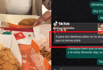 Mamá le reclama a su hijo por llevar a comer a su novia y a ella no; video se vuelve viral