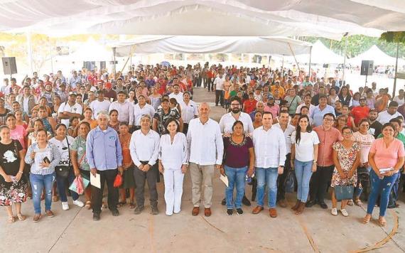 Mejoran viviendas  en 8 municipios de Tabasco