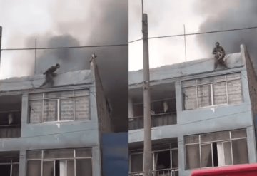 Video: hombre salvó a 25 perros en un incendio; buscaba a su esposa