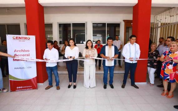 Inaugura Yolanda Osuna instalaciones del Archivo General Municipal