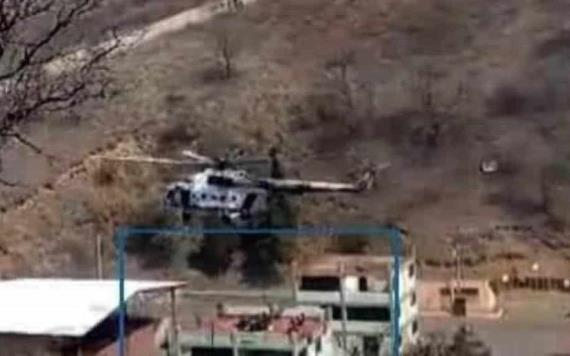 Se desploma helicóptero  MI-17 Durante adiestramiento en Temamatla, Edomex