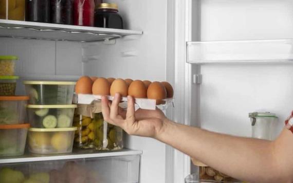 ¿Qué pasa si colocas los huevos en el refrigerador?