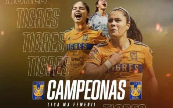 Tigres conquistan la Liga MX Femenil