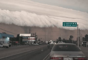 Video: Impacta tormenta de arena en Sonora