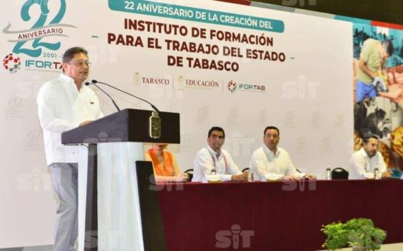 Celebran aniversario del Instituto de Formación para el Trabajo del estado de Tabasco