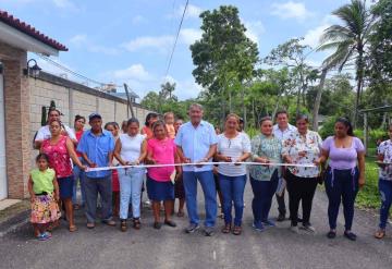 Gobierno de Comalcalco inaugura importante obra de pavimentación en la Ranchería Oriente 1ra sección