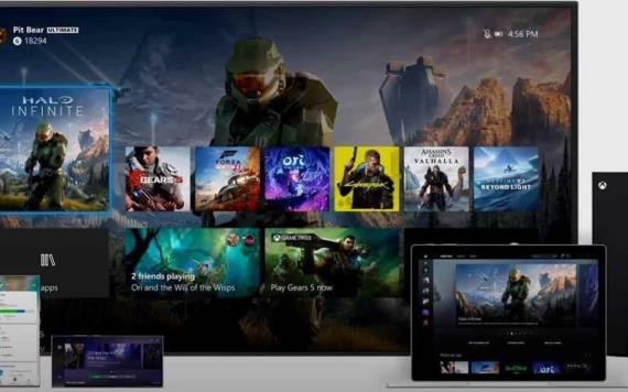 Xbox presenta su nueva pantalla de inicio
