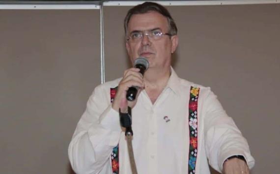Marcelo Ebrard ofrece conferencia de prensa en Villahermosa