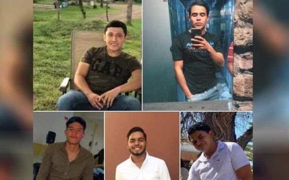 Los cinco jóvenes desaparecidos en Lagos Moreno