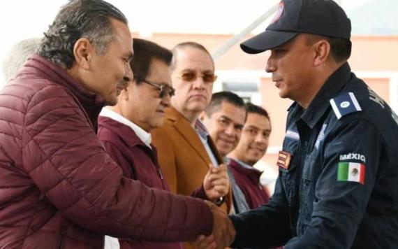 Octavio Romero Oropeza entrega apoyos en Hidalgo