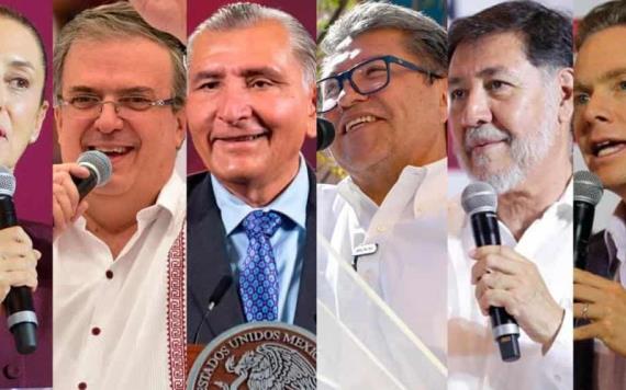 Corcholatas finalizan gira; definirán candidato presidencial