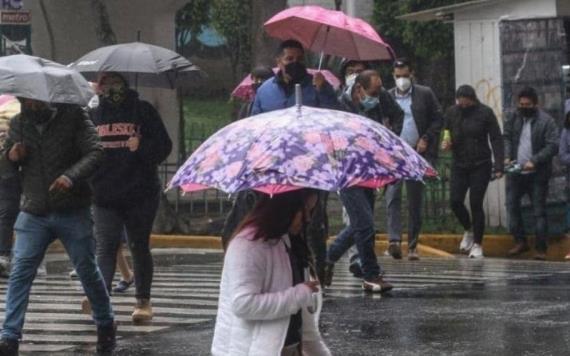 Lluvias fuertes en 7 Alcaldías de la CDMX