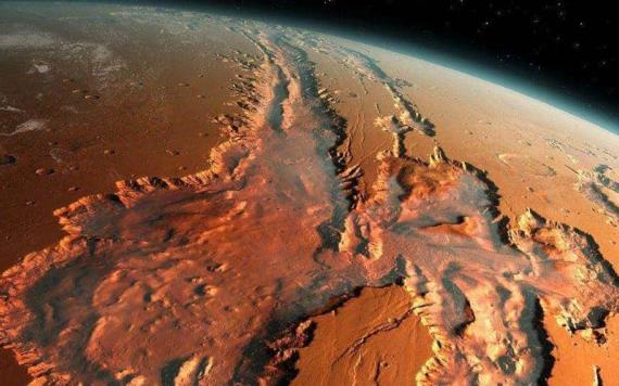 El cañón extraordinario en Marte: Valles Marineris