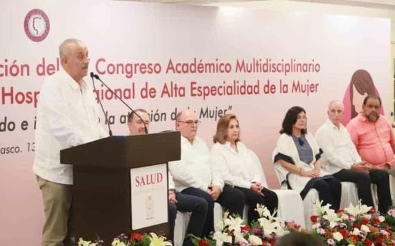 Carlos Merino inaugura Congreso de Hospital de la Mujer