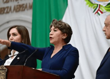 Delfina Gómez tomó posesión como gobernadora del Edomex