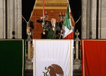 Andrés Manuel López Obrador da su penúltimo el Grito de Independencia