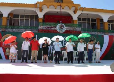 Realizan tradicional Desfile Cívico del 16 de septiembre en Cunduacán