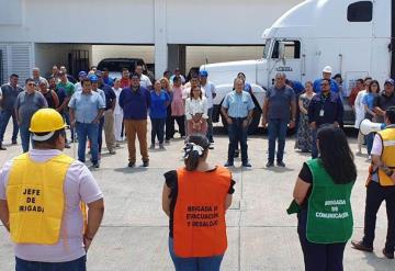 IMSS Tabasco y sus trabajadores formaron parte del simulacro