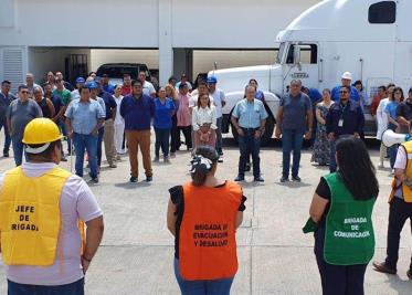 IMSS Tabasco y sus trabajadores formaron parte del simulacro