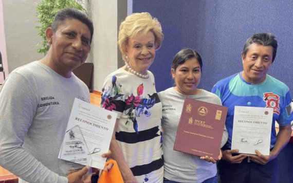 Brigadas Comunitarias capacitadas por Cruz Roja Mexicana en Tabasco