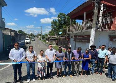 Ayuntamiento de Cunduacán entrega obras en el poblado 11 de febrero