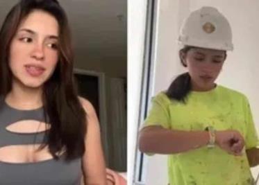 Joven latina se hace viral tras revelar que gana 17 mil pesos a la semana pintando casas en EU