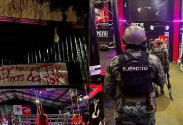 Decoran gym con cuerpos falsos por Halloween y les cae el Ejército