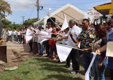 Dan el banderazo para obra de construcción sanitaria en Comalcalco