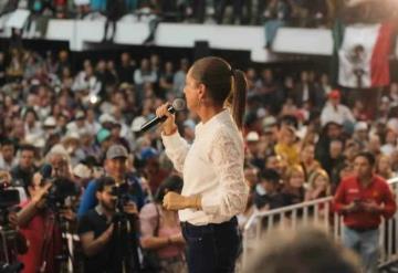 Claudia Sheinbaum manda mensaje de unidad a militantes de Zacatecas