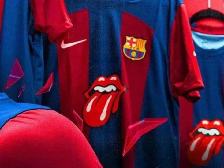 Logotipo de los Rolling Stones aparecerá en jersey del Barcelona en el Clásico ante Real Madrid Logotipo de los Rolling Stones aparecerá en jersey del Barcelona en el Clásico ante Real Madrid