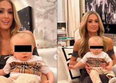 Fans de Paris Hilton se preocupan por la cabeza de su bebé