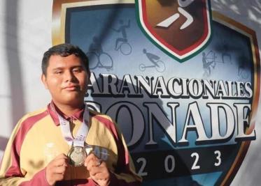 José Salvador ganó plata en los Paranacionales CONADE 2023