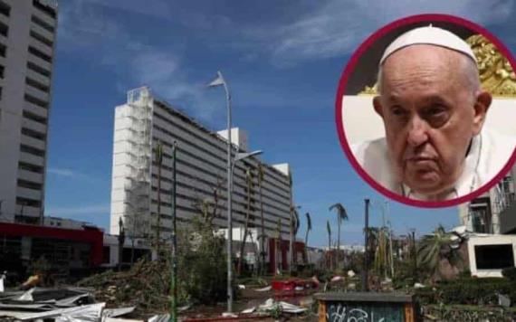 Papa Francisco envía sentido pésame a afectados por huracán Otis en Acapulco