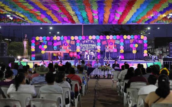 En Cunduacán se levó a cabo el 8vo Festival de Tradición de Día de Muertos y Homenaje a la Vida