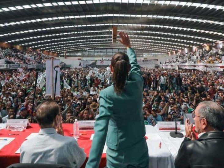 Claudia Sheinbaum cierra filas con sindicatos nacionales Claudia Sheinbaum cierra filas con sindicatos nacionales