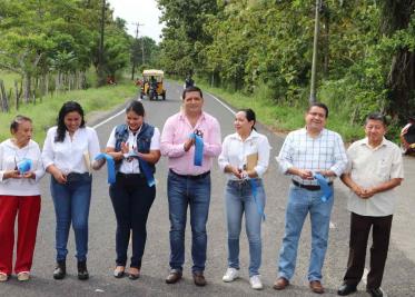 Cortan listón inaugural de la rehabilitación de pavimento en tramos de la carretera "Tulipán- Comalcalco"