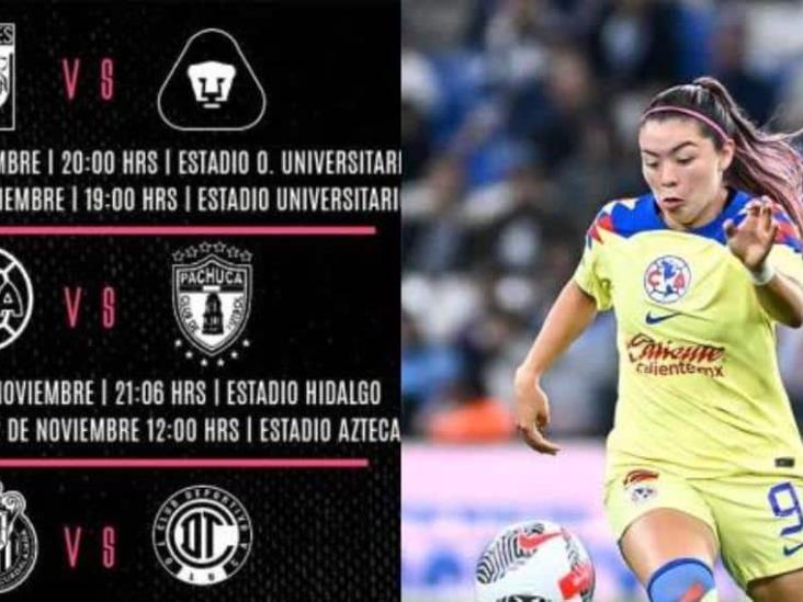 Días y horarios de los Cuartos de Final de la Liga MX Femenil Días y horarios de los Cuartos de Final de la Liga MX Femenil