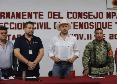 Se declara en sesión permanente el consejo municipal de protección civil en Tenosique